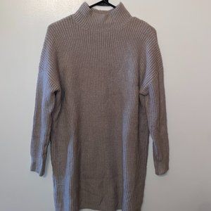 Forever 21 | Gray Turtle Neck Sweater Dress